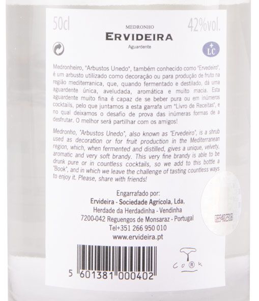 Arbutus Spirit Ervideira 50cl