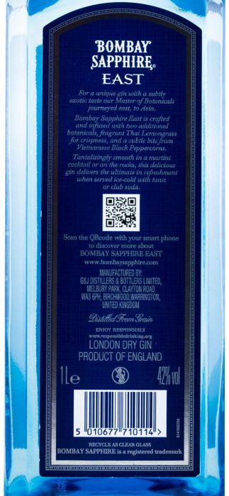 Gin Bombay Sapphire East 1L