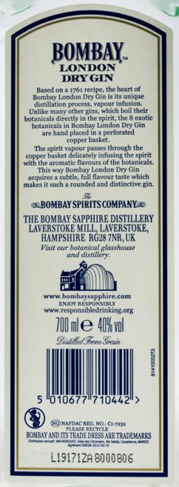 Gin Bombay Original