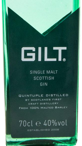 Gin Gilt Single Malt Scottish