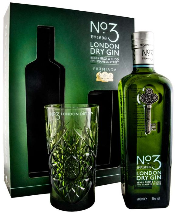 Gin N.º 3 London Dry w/Glass