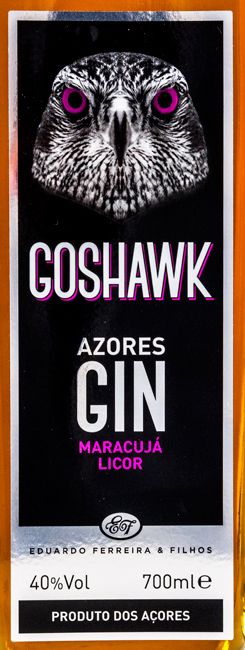 Licor de Gin Goshawk Azores Maracujá