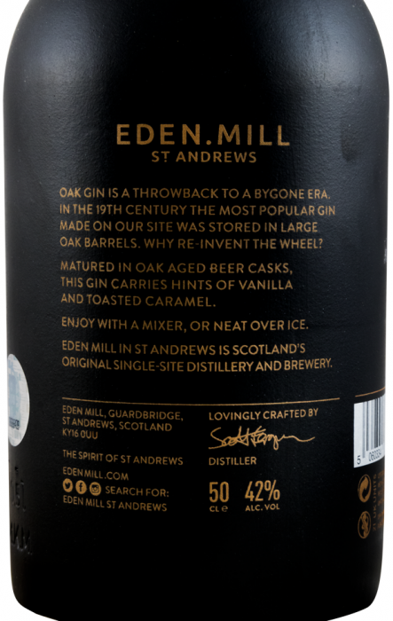 Gin Eden Mill Oak 50cl