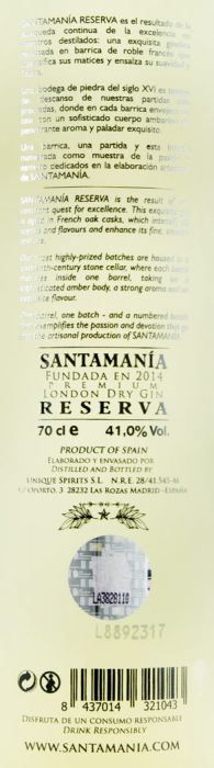 Gin Santamania Reserva