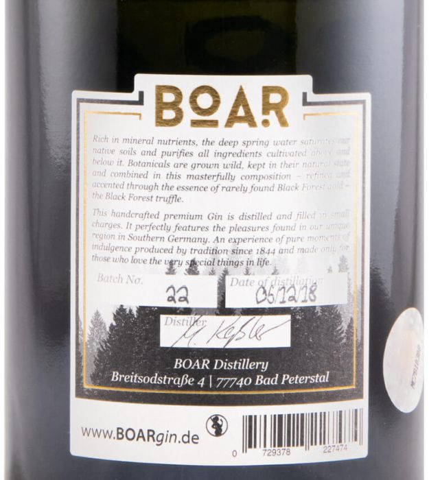Gin Boar Blackforest 50cl