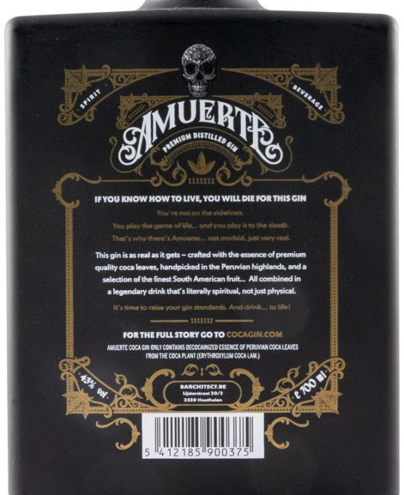 Gin Coca Leaf Amuerte Black Edition