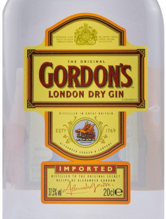 Frasco Gin Gordon's 20cl