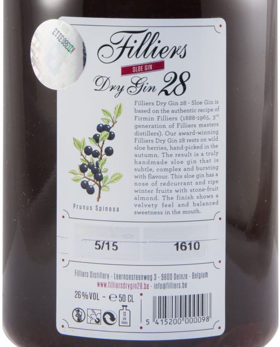Gin Filliers 28 Sloe 50cl