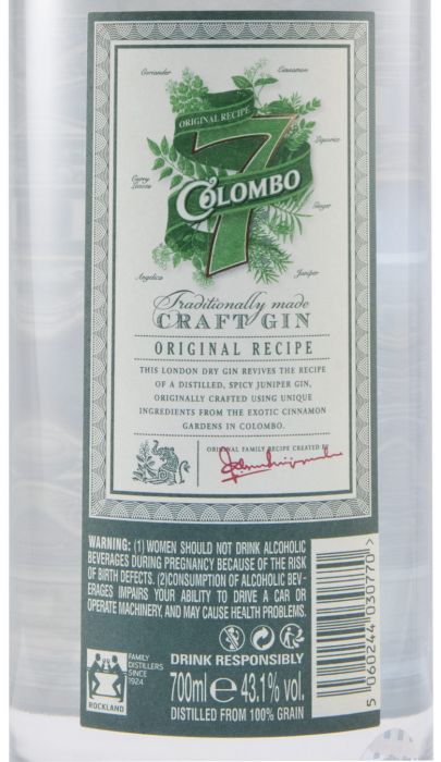 Gin Colombo N.º 7