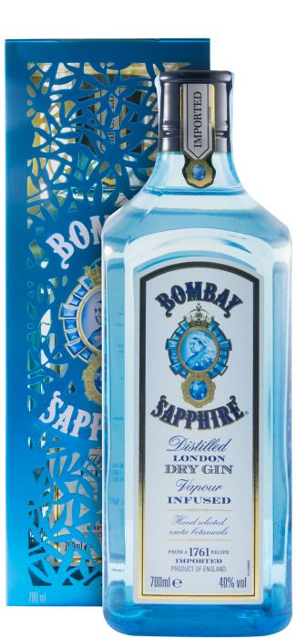 Gin Bombay Sapphire (caixa em metal)