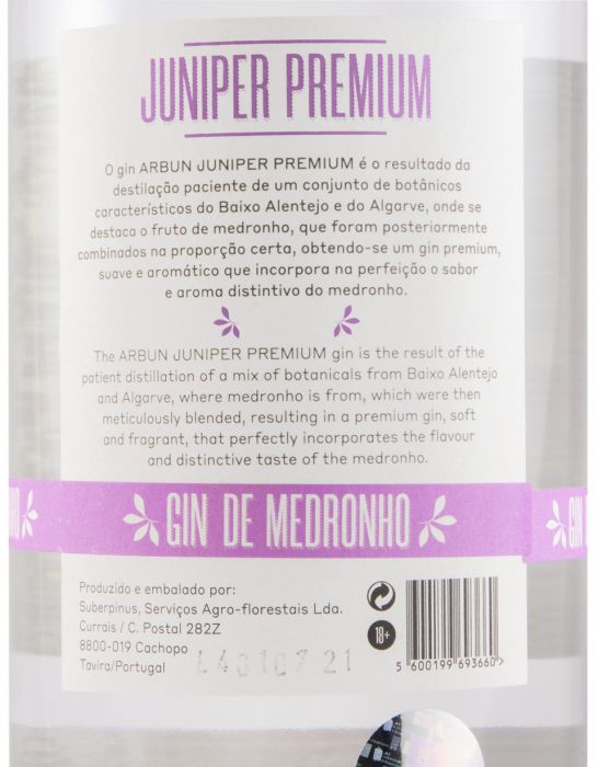 Gin de Medronho Arbun Juniper Premium