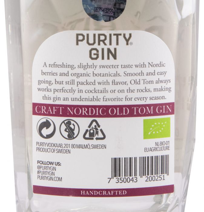 Gin Purity 34 Craft Old Tom organic