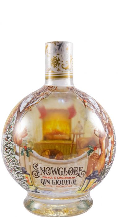 Licor de Gin Snow Globe Orange & Gingerbread c/Luz