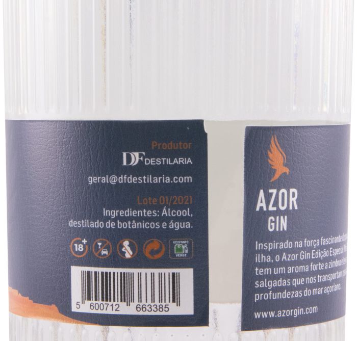 Gin Azor Ilha Terceira Edição Limitada