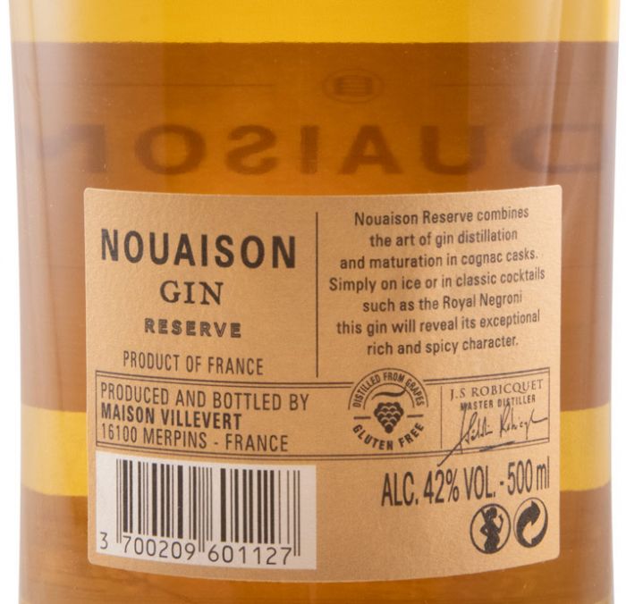 Gin G'Vine Nouaison Reserve 50cl