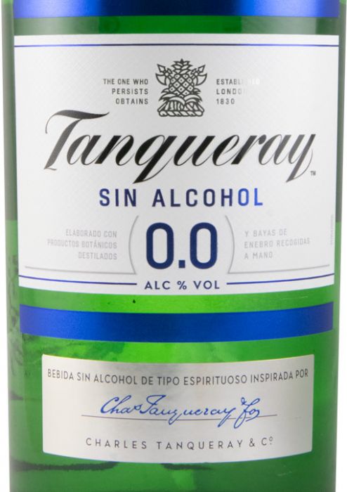 Gin Tanqueray 0.0% s/Álcool