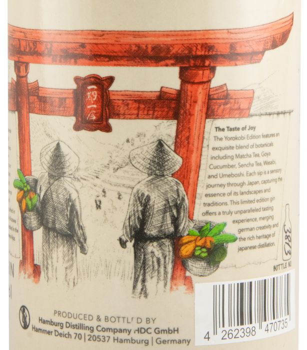 Gin Knut Hansen Dry Yorokobi Edition 50cl