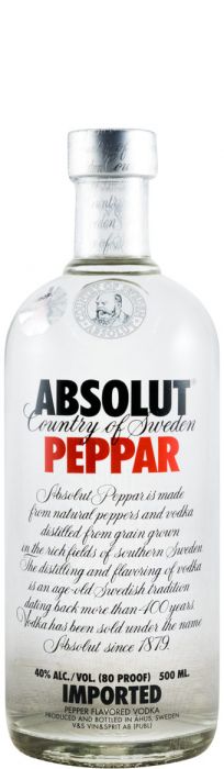 Vodka Absolut Peppar 50cl