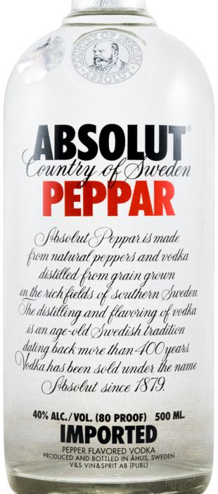 Vodka Absolut Peppar 50cl