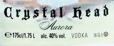 Vodka Crystal Head Aurora 1.75L