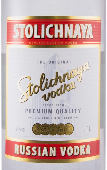 Vodka Stolichnaya 3L