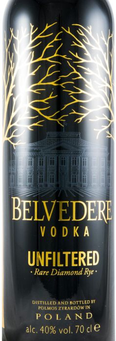 Vodka Belvedere Unfiltered Rare Diamond Rye