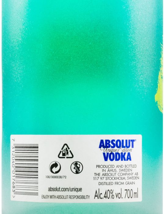 Vodka Absolut Unique Edition Verde