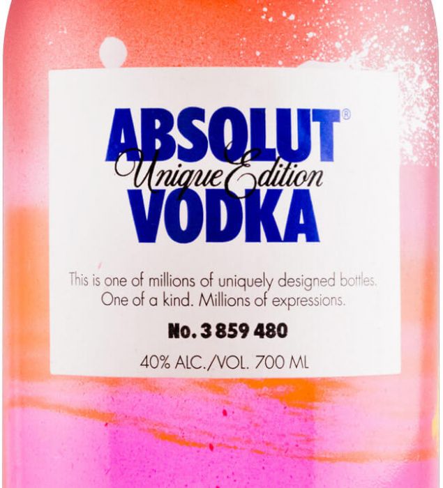 Vodka Absolut Unique Edition Rosa
