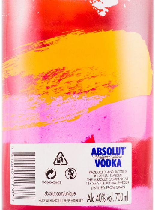 Vodka Absolut Unique Edition Pink