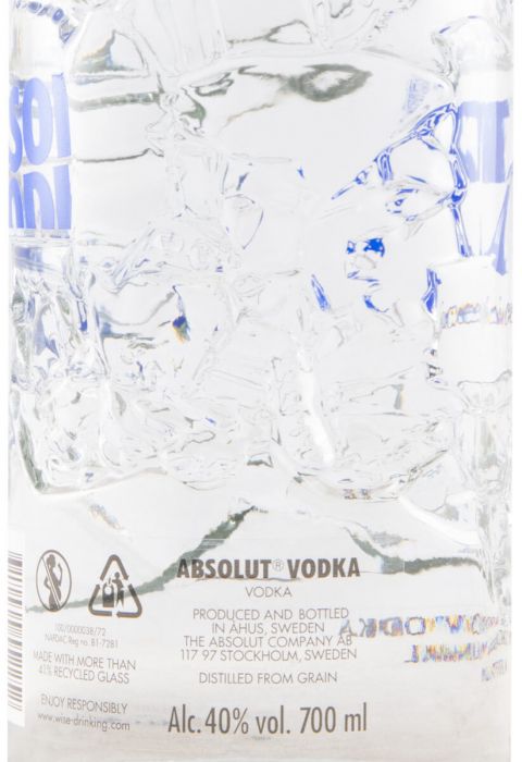 Vodka Absolut Recycled Limited Edition
