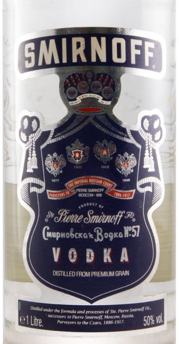 Vodka Smirnoff Blue Label 1L