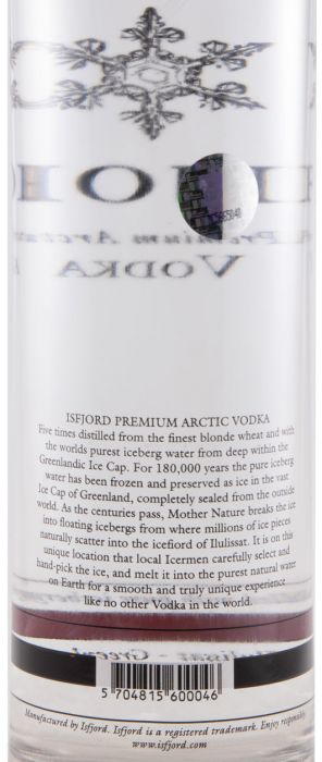 Vodka Isfjord Premium Artic