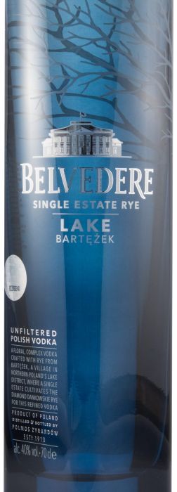Vodka Belvedere Lake Bartezek Single Estate Rye