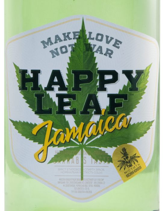 Vodka Happy Leaf Jamaica Cannabis Taste 50cl