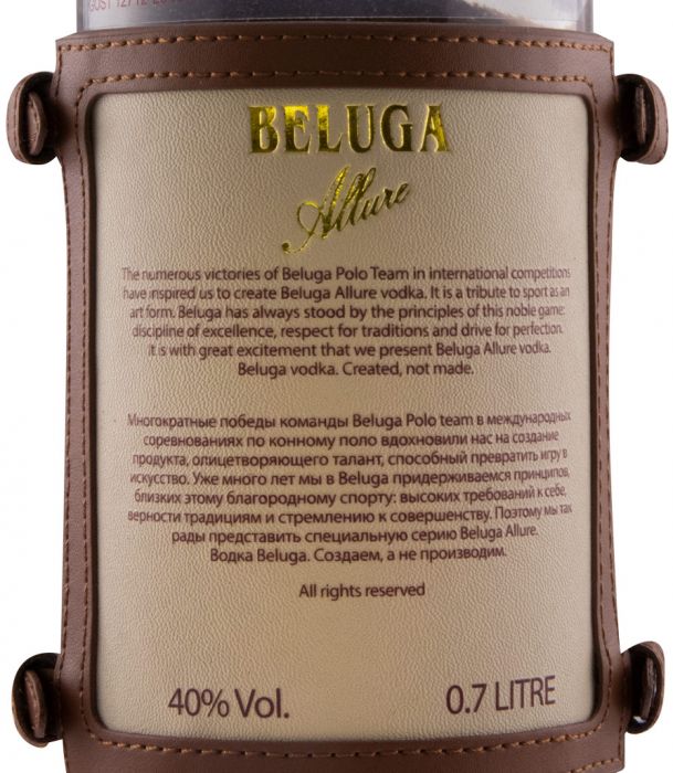 Vodka Beluga Allure In Leather