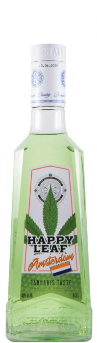 Vodka Happy Leaf Amsterdam Cannabis Taste 50cl