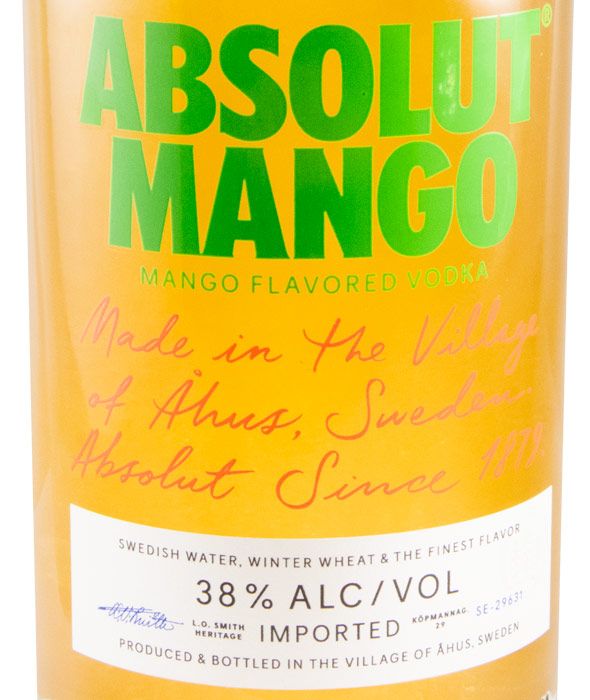 Vodka Absolut Mango 38%