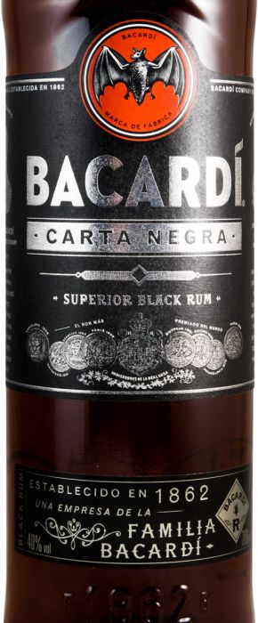Rum Bacardí Carta Negra Superior Black