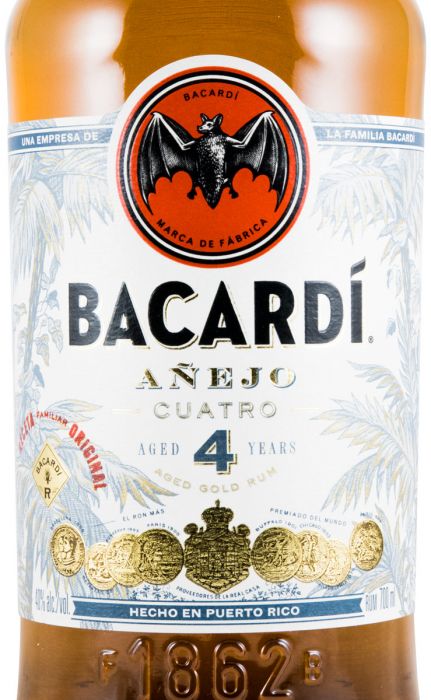 Rum Bacardí Añejo 4 years