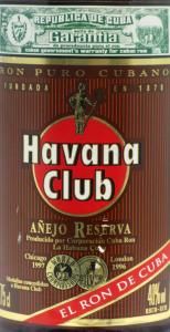 Rum Havana Club Reserve