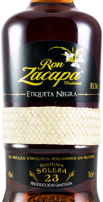 Rum Zacapa Centenario Etiqueta Negra 23 years