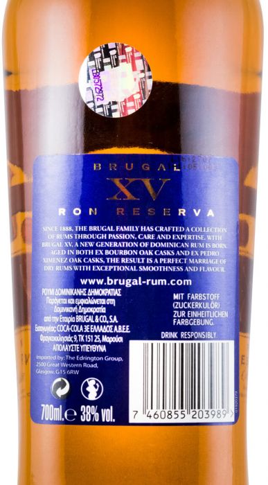 Rum Brugal XV Reserva Exclusiva
