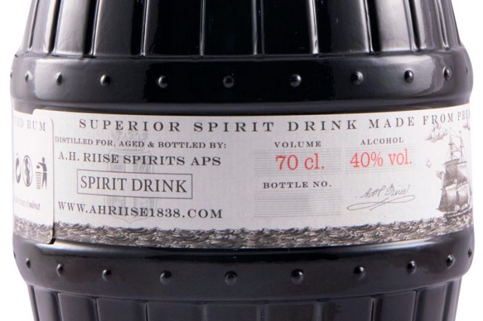 Rum A.H. Riise Black Barrel Navy Spiced