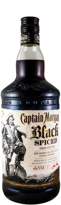 Rum Captain Morgan Black Spiced 1L