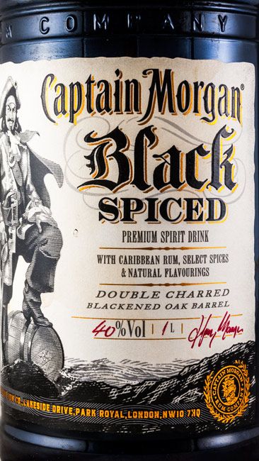 Rum Captain Morgan Black Spiced 1L