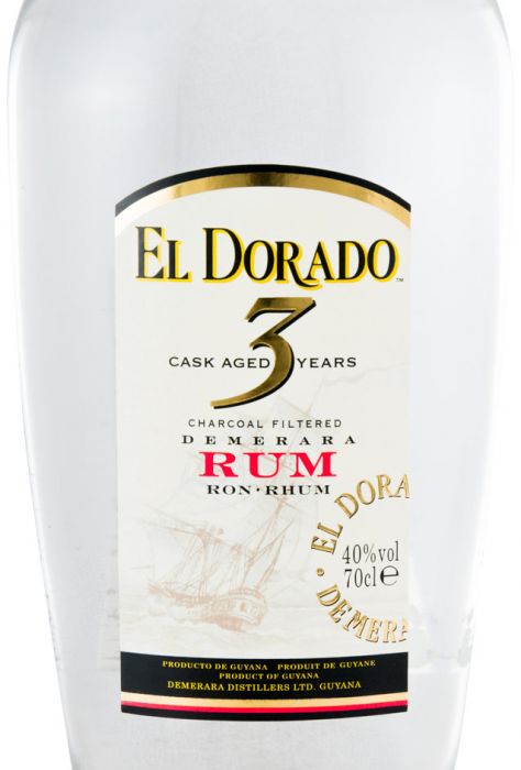 Rum El Dorado 3 anos