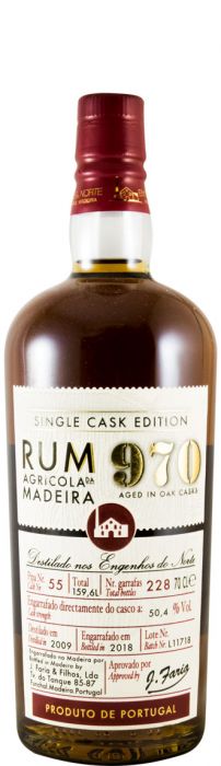 2009 Rum Agrícola da Madeira 970 Single Cask Edition Pipa 55
