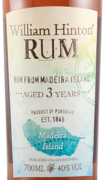 Rum Agrícola da Madeira William Hinton 3 anos