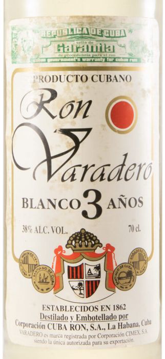 Rum Varadero 3 years Anejo Blanco