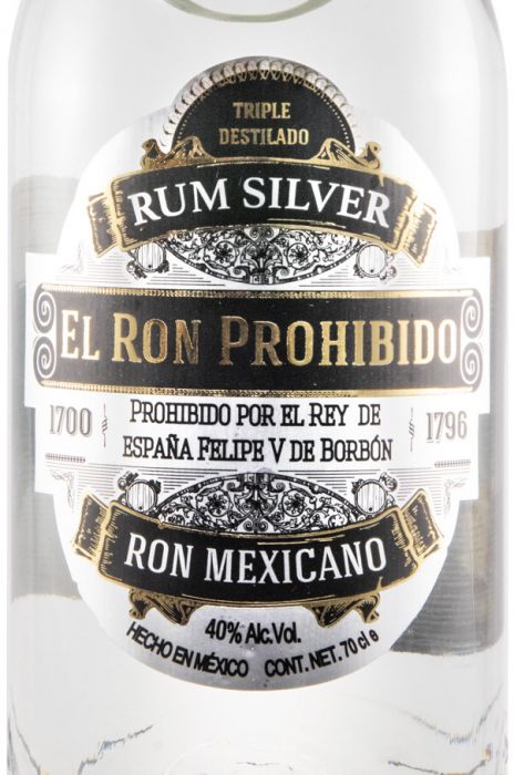 Rum El Ron Prohibido Silver